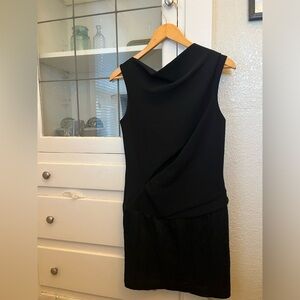 Helmut Lang Puckered Draped Dress